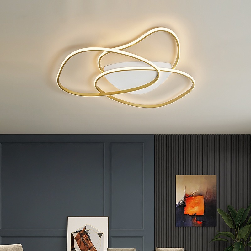 Creative and Atmospheric Bedroom Lamp Led Ceiling Lamp Modern Simple Scandinavian Living Room Lamp Room Dining Room Lamp Normcore Lamp
