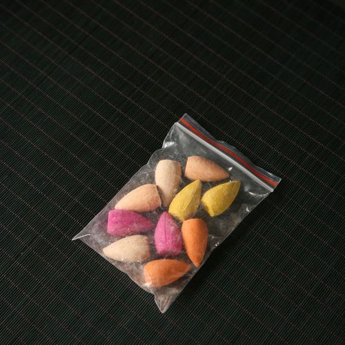 Bulk reverse flow incense grain custom private label bagged Indian incense grain aromatherapy accessories custom aromatherapy home decor item