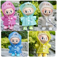 Labubu服17cm布人形人形人形人形服小動物レインコート帽子マント