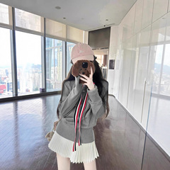 初秋の韓国風ニットセーター、女性用トップス、今年人気の美しいボトムセーター、冬にスリムに見えます