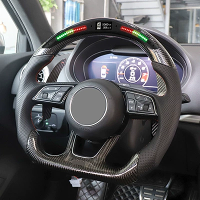R8/Ttrs Carbon Fiber Led – Steering wheel