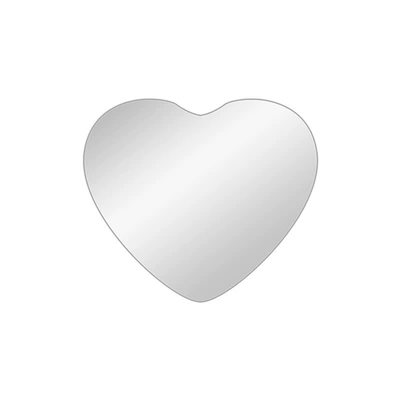 New High-Definition Frameless Adjustable Heart-Shaped: Large field of view rear view auxiliary mirror