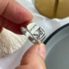 Brand small design advanced universal ring, silver 925 sample, trend of season, light luxury style, high-quality style, wholesale