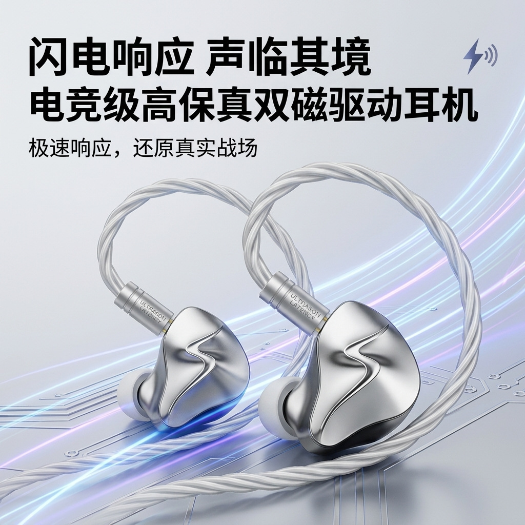 Fabrik-Direktverkauf Gaming-In-Ear-Kopfhörer mit kabelgebundener Schallortung für Computer und mobile Games Chicken Dinner Gaming-Headset