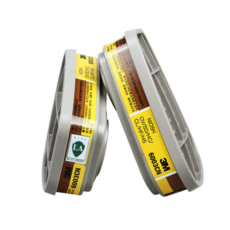 3M 6003CN 有机及酸性气体滤毒盒 配防毒面具使用