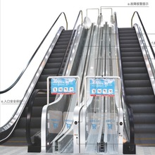 供应商场超市购物车扶梯 30°室内自动扶梯 不锈钢踏板标准配置