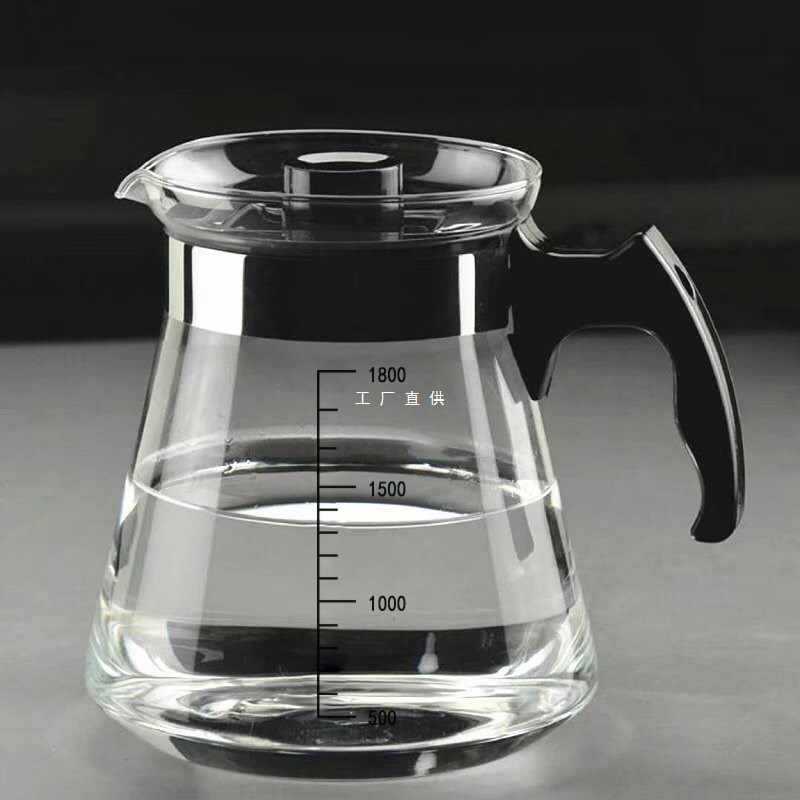 EM2O雅风直火壶 大容量耐高温玻璃茶壶 家用凉水壶烧水壶煤气炉可