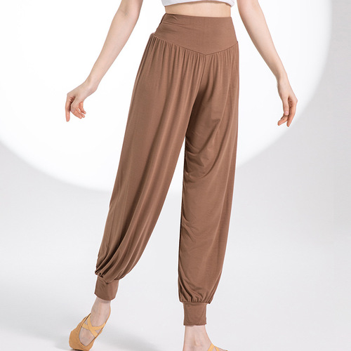 Dance pants modal classical form pants yoga pants Chinese dance modern dance costumes lantern pants practice pants