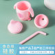 Cross-border new silicone children's pipette cup baby drinking cup with handle food grade baby water cup anti-drop