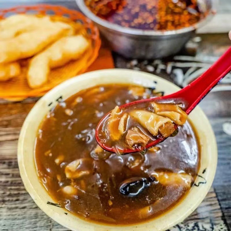 Black Pepper Hot & Sour Soup Seasoning, Household Packaged, Hu La Soup Mix for Breakfast Snacks & Small Restaurants  
Black Pepper Hot & Sour Soup Condiment