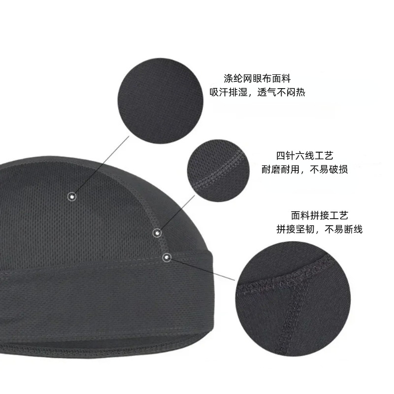 Toallitas deportivas al aire libre sombrero pirata de protección solar sudor absorción de sudor absorción de humedad permeable a la respiración sombrero de secado rápido ciclismo sombrero de hielo