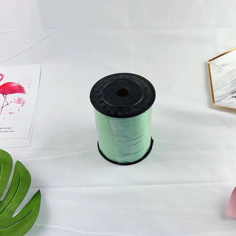 Transfronterizo 1cm de ancho 250 yardas cinta globo atado cuerda fiesta de cumpleaños decoración cinta globo accesorios boda cinta
