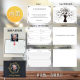 High-grade hardcover pu cover guest funeral visit this European and American style round window guestbook funeral sign-in book