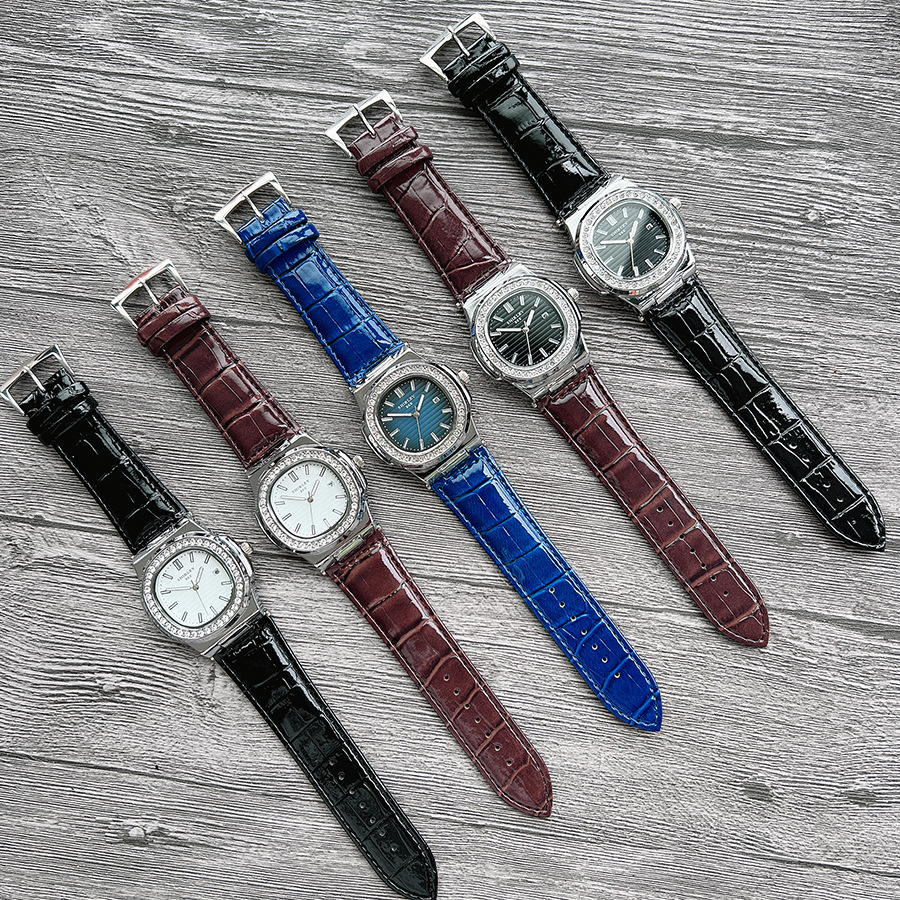 Simple Style Commute Color Block Buckle Quartz Men's Watches display picture 2