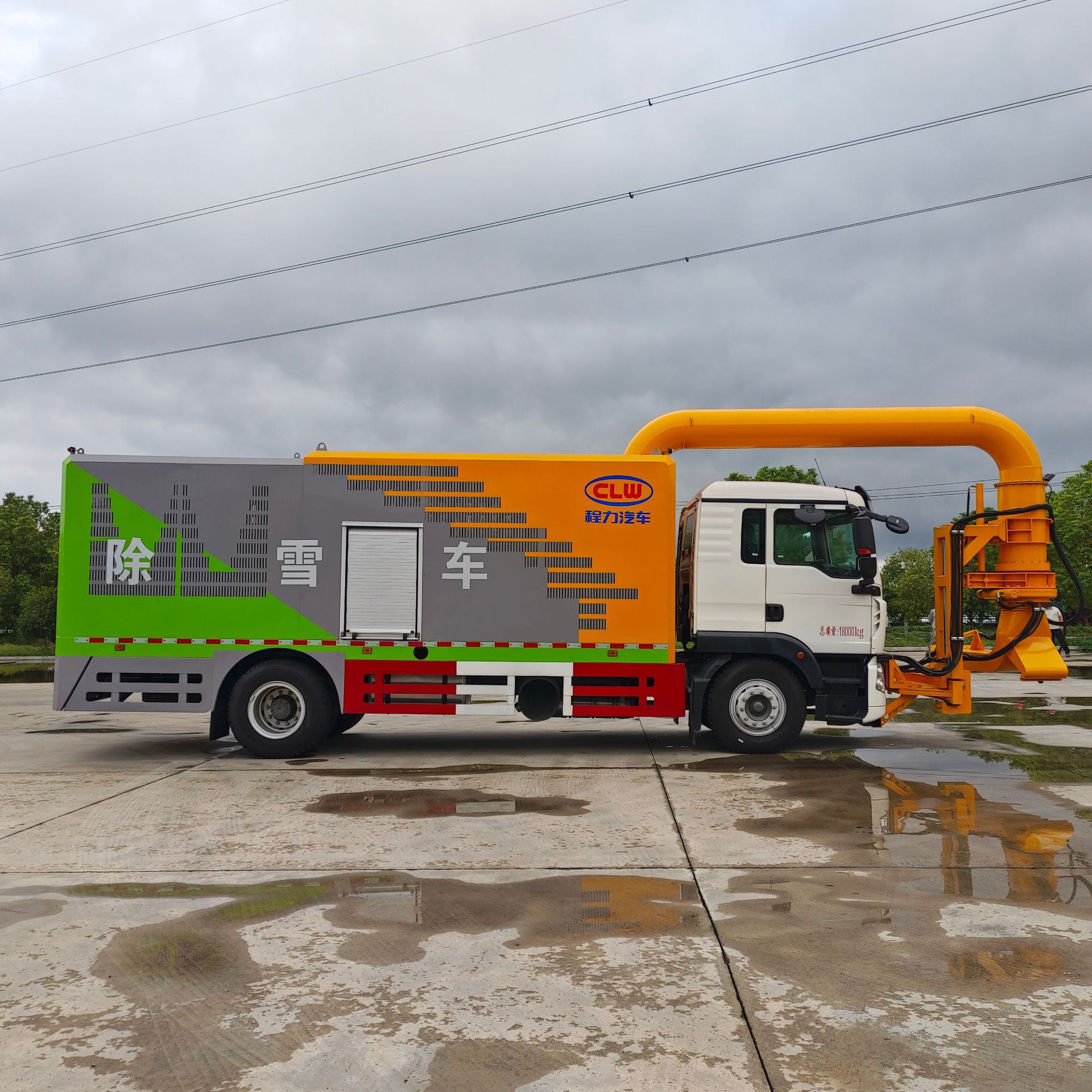 冬季市政高速机场道路大型除雪车多功能强劲吹雪车高速除雪作业