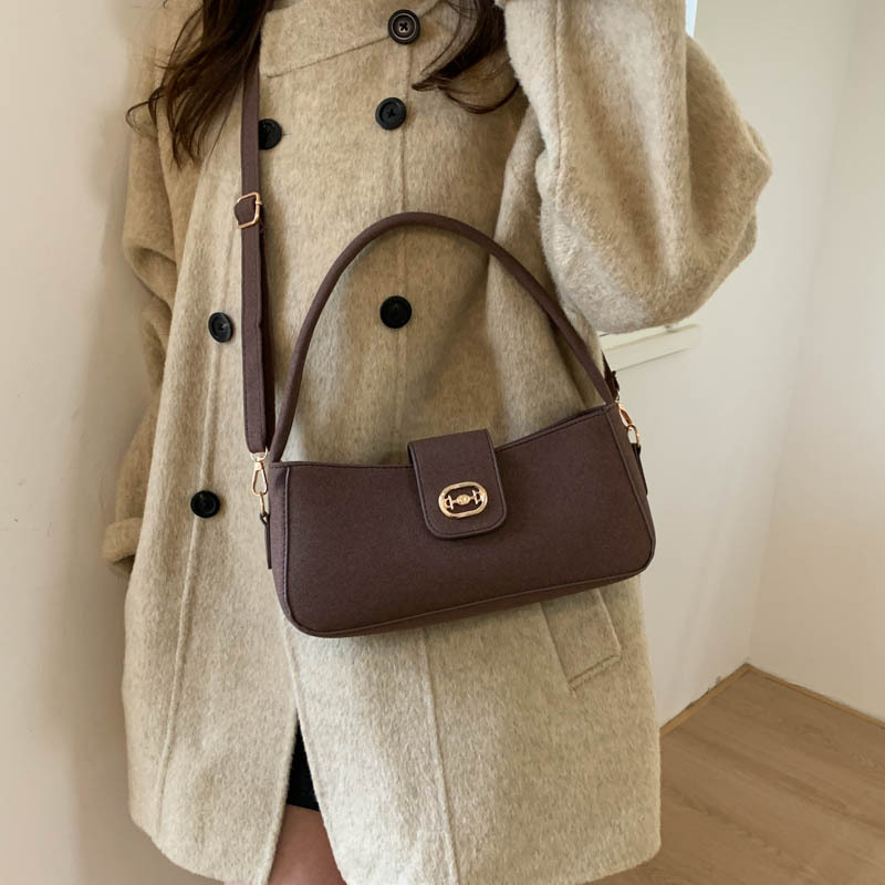 2025 New Fashion Retro Casual Casual Large Capacity Shoulder Messenger Bag Commuting Small Square Bag Handbag Bag Women