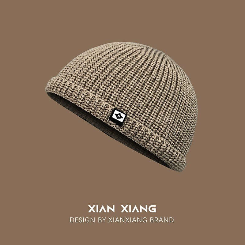 멜론 스킨 모자--카키색