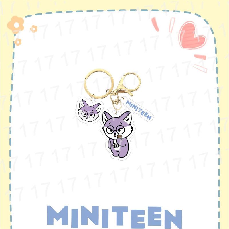 24年SEVENTEENアニメ新作アクリルキーホルダーストラップアクセサリースターグッズ|undefined