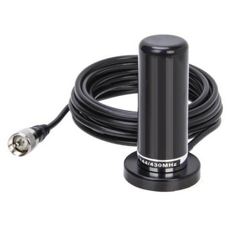 HH-N2RS天线PL259小钢炮 UHF/VHF双段小钢炮天线配PL259小吸盘