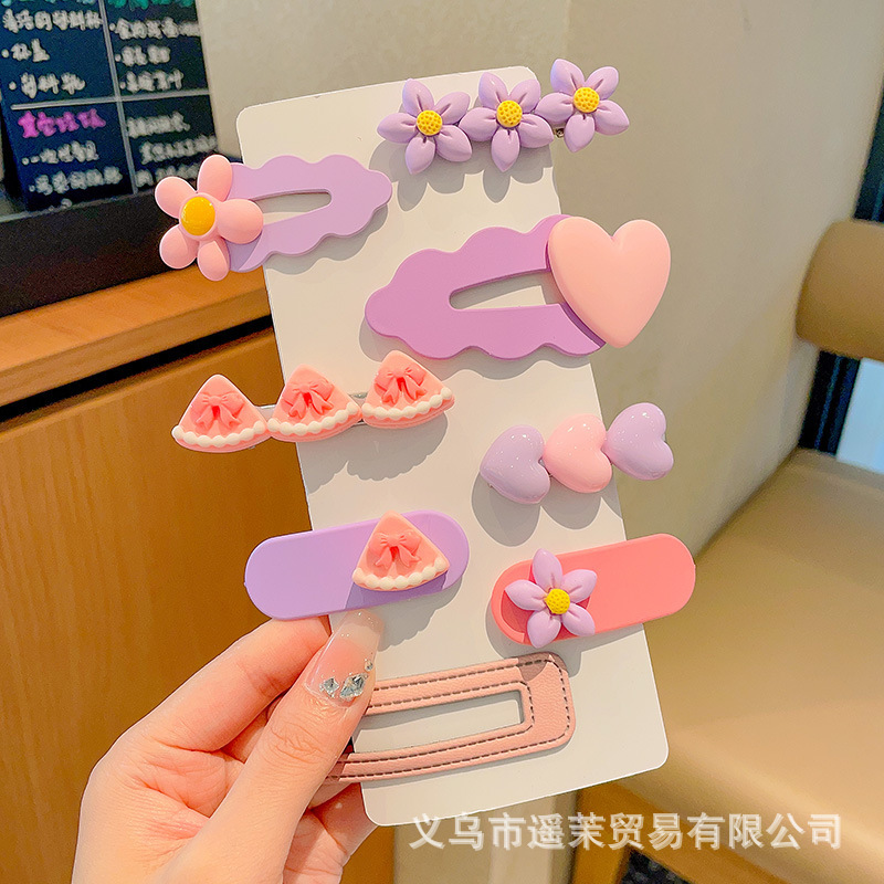多巴胺儿童发夹女前额刘海夹鸭嘴夹头饰发卡碎发侧边卡子发饰夹子|undefined