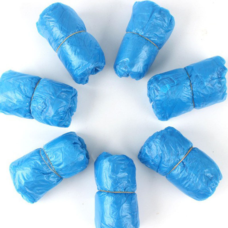 Factory direct supply thickened disposable CPE shoe cover 4 grams