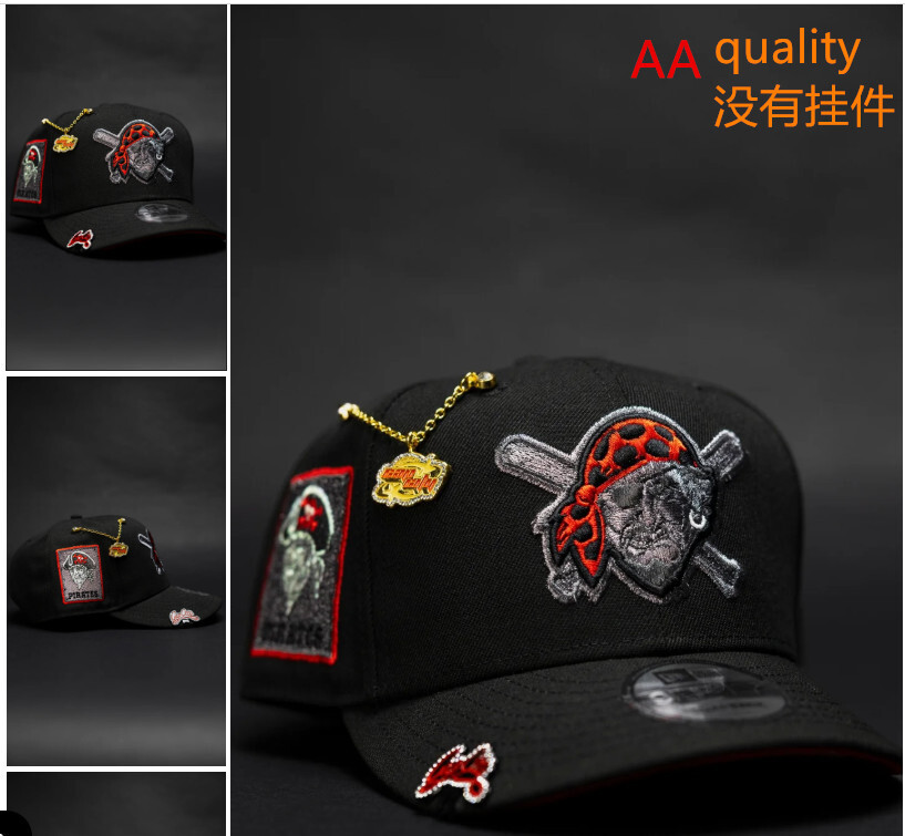Comercio exterior transfronterizo al por mayor 2026 AA gorra de boca de pato bordado tridimensional ajustable gorra de hip-hop Yankees Dodgers