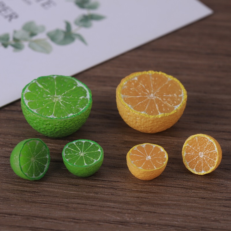 Quality Jewelry DIY Realistic Fruit 3D Half-Cut Lemon Keychain Pendant Handmade Resin Accessories Quality Jewelry DIY Realistic Fruit 3D Half-Cut Lemon Keychain Pendant Handmade Resin Accessories