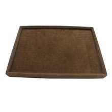 耳环展示架地摊冰花绒耳钉收纳盘600珠宝首饰盒饰品收纳绒布托盘