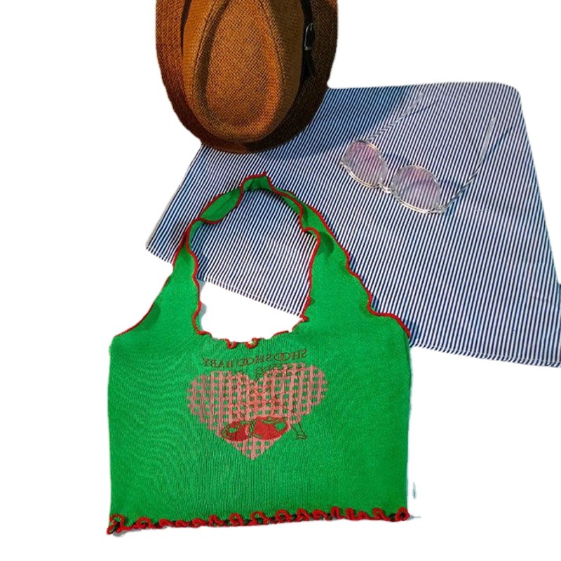 Verano niñas chaleco camisola bebé estilo occidental de los niños personalidad moda dopamina chica amor vestir prendas exteriores top