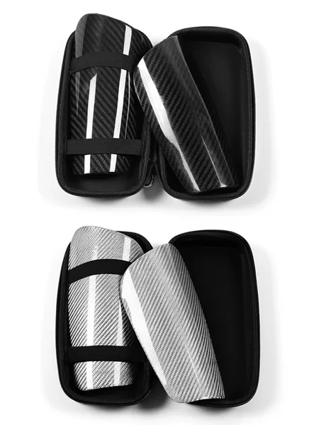 Cross-Border In-Stock Ultra-Light Carbon Fiber Shin Guards for Professional Football Sports, Player Shin Protection Inserts
