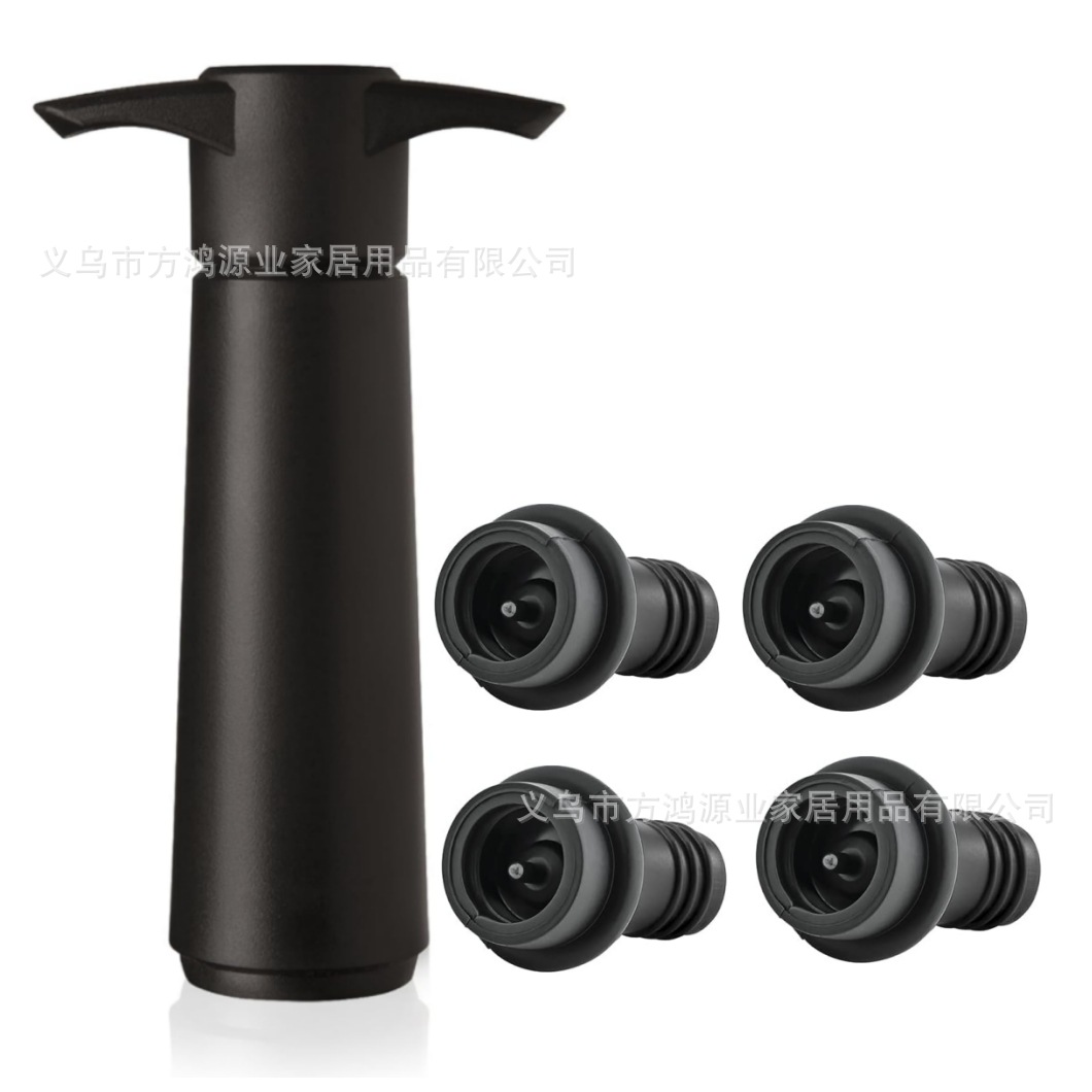 Fabricante de origen, juego de tapones de bomba de vacío de bombeo transfronterizo, conservador de vino tinto, tapones de sellado de silicona, gran cantidad, excelente venta al por mayor