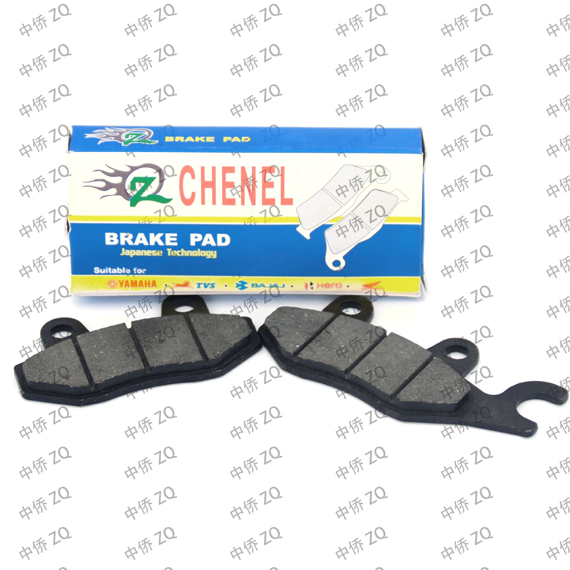 Zhongqiao Motorcycle Parts Manufacturer supplies motorcycle and electric vehicle disc brake pads [CA250] parts