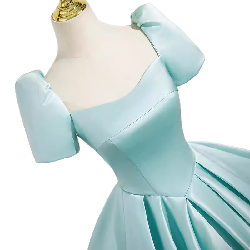 Vestido de noche estilo francés para actuaciones vocales, nuevo modelo 2026, elegante, noble, adelgazante y con estilo, para actuaciones de socialités y anfitrionas de reuniones anuales.