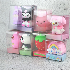 Korean-style cute creative pencil sharpener, adorable shape, student silicone high-quality pencil sharpener, gift