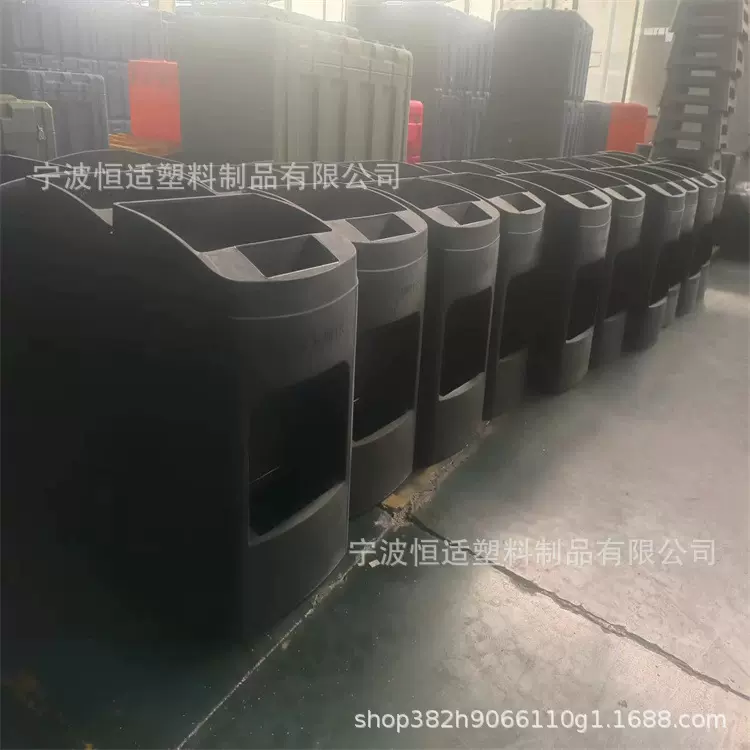 恒适承接滚塑垃圾桶内胆外贸出口垃圾箱开发PE材质工具箱PE垃圾箱