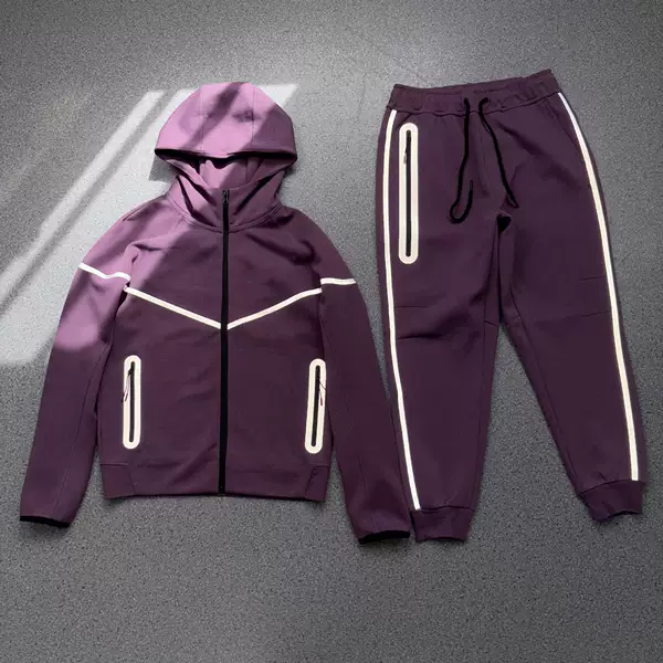 25 years spring and autumn new hooded sports black jacket outdoor leisure reflective strip laminated plastic jacket air layer cotton men