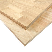 批發橡膠木板指接板實木家具板材E0級環保衣櫃板UV清漆免漆板