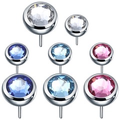 2023 New Stainless Steel Stick Lip Piercing Base Penetrating Stick Jewelry Accessory Foreign Trade Penetrating Jewelry