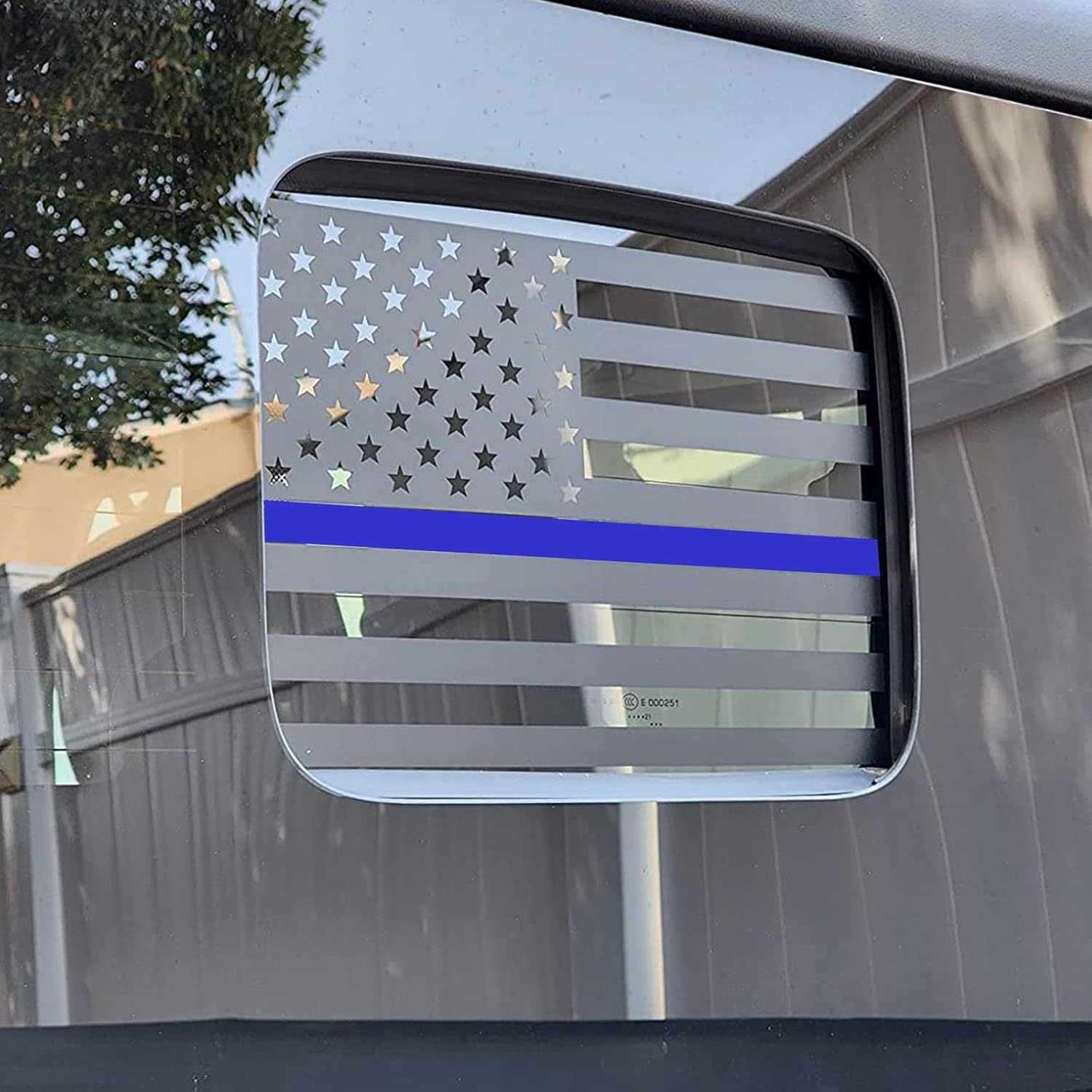Amazon ventana trasera vidrio bandera americana mate pegatinas negras para Jeep Jeep Gladiator