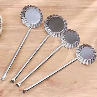 Stainless steel oil spoon oil terminal mold oil Baba mold frying stainless steel radish shrimp cake spoon wholesale