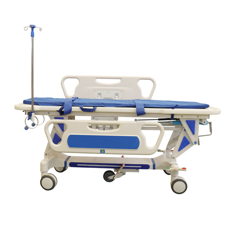 Luxury transfer car docking car stainless steel flat car ABS lifting inspection bed stretcher car multi-function transfer car