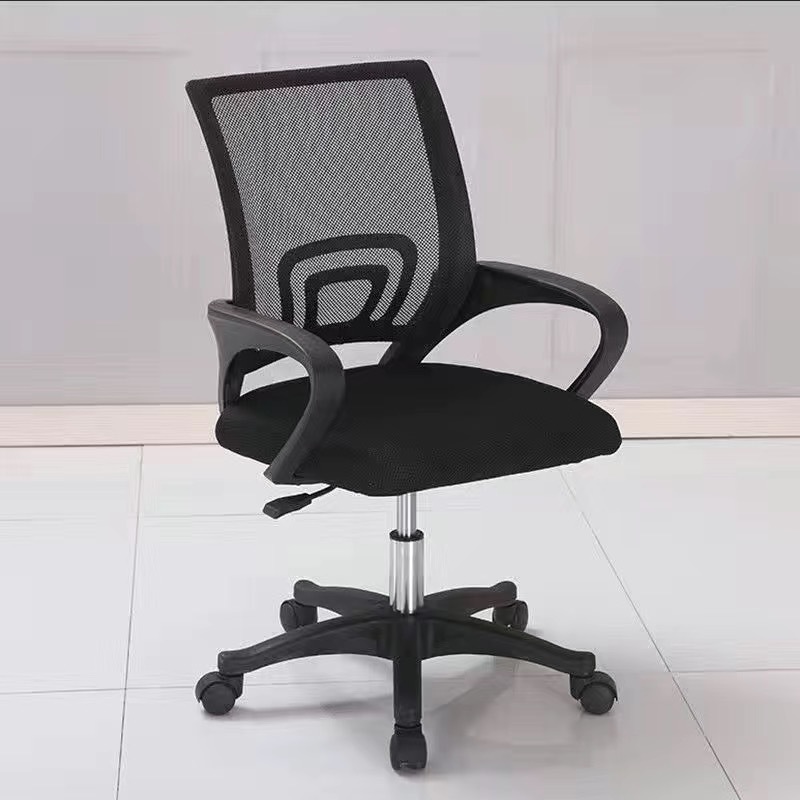 Silla de oficina de personal de elevación rápida y rotatoria, silla de computadora, silla de dormitorio de estudiantes, silla de respaldo.