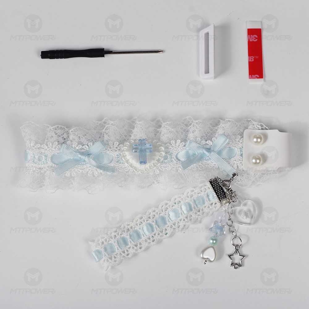 Caballos de teclado de encaje con hebilla teclado decorativo hecho a mano accesorios de teclado wootingATKDIY universal transfronterizo