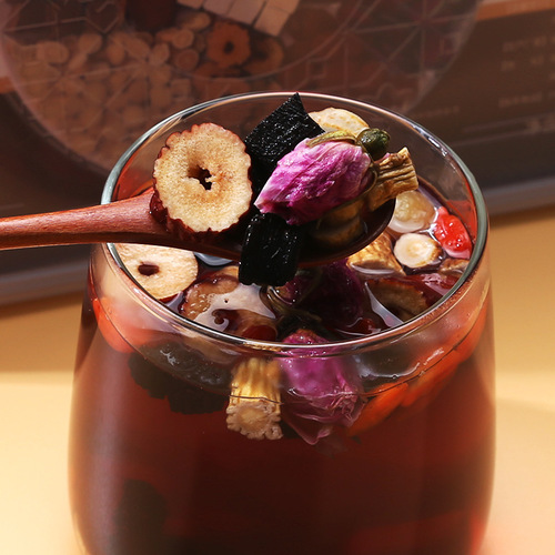 American ginseng, Ganoderma lucidum nourishing tea, small jar gift box, American ginseng for elders, non-special grade Ganoderma lucidum, Codonopsis pilosula, American ginseng tea