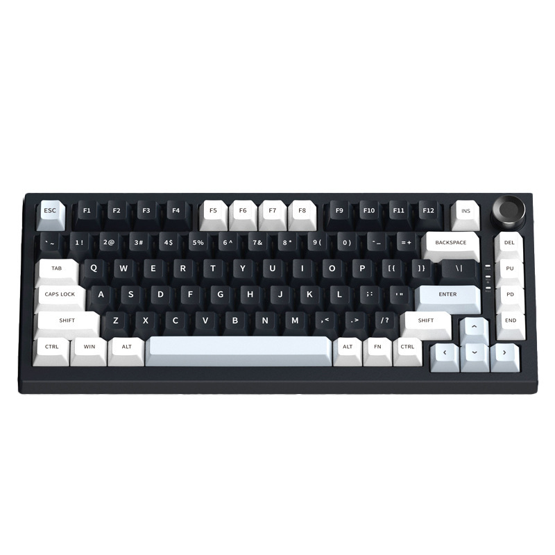 越境工場直送 K81 カスタムメイド 三モード サイド刻印 メカニカルキーボード PBT ダブルカラー グラデーションキーキャップ カスタムRGB|undefined