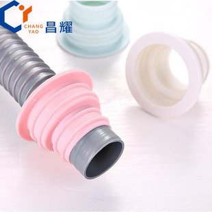 Factory spot wholesale color silicone drain joint cover washing machine kitchen bathroom with deodorant floor drain plug