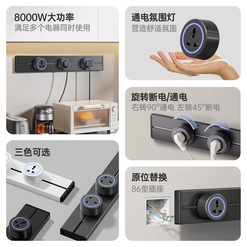 Enchufes ferroviarios estándar británicos móviles internacionales UK enchufables cocina británica Hong Kong Macao Taiwán enchufes para uso transfronterizo image 2
