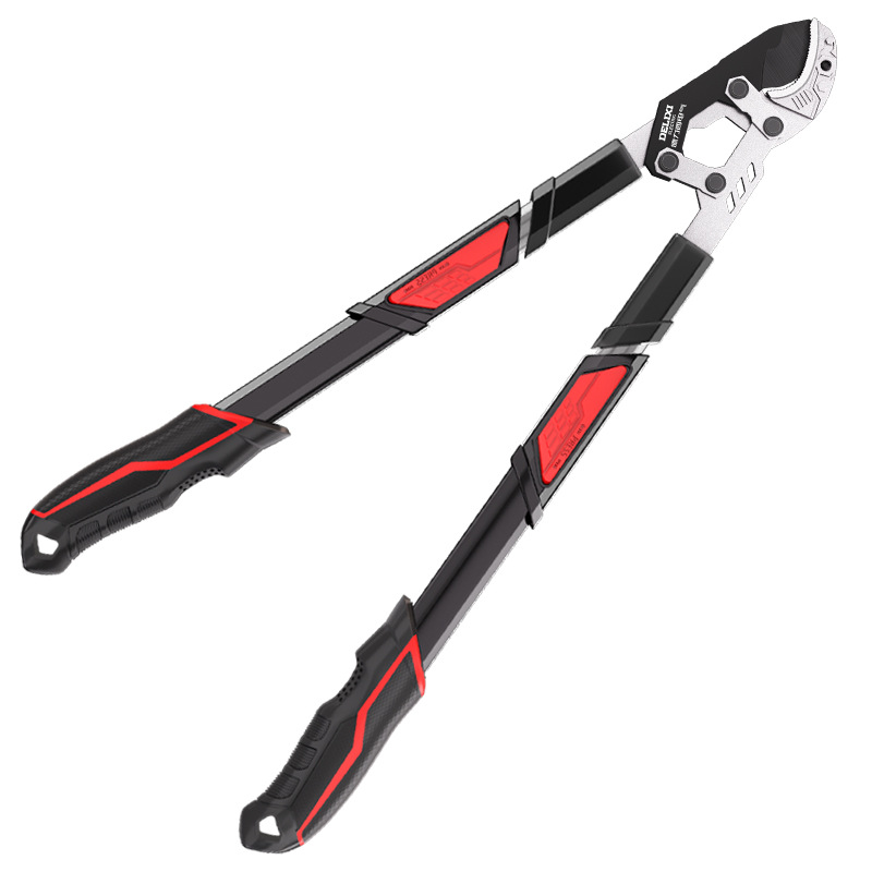 Delixi Electric Coarse Branch Shears sk5 Steel Telescopic Long Handle Fruit Tree Heavy Shears Coarse Branch Garden Tools Pruning Shears