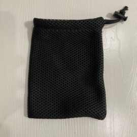 厂家直销束口抽绳拉绳收纳防尘出口外贸涤纶网眼网布三明治网袋
