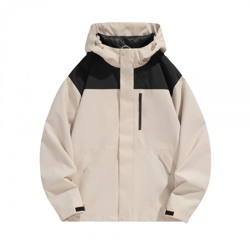 Windproof waterproof jacket for leisure, American style, autumn
